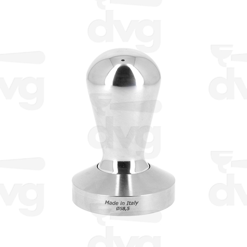 PRESSINO EGGY MANICO ALLUMINIO LUCIDO CON BASE INOX D.58,5MM FONDO PIATTO