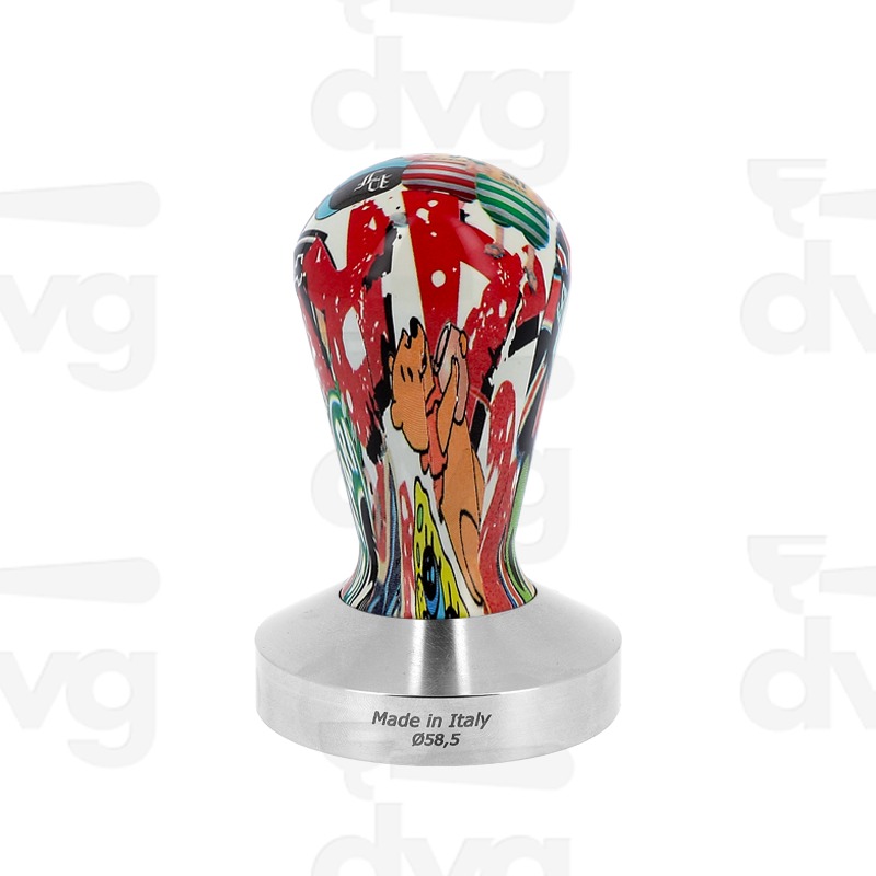 PRESSINO EGGY COMICS "COMPETIZIONE" CON BASE INOX D.58,5 MM FONDO PIATTO