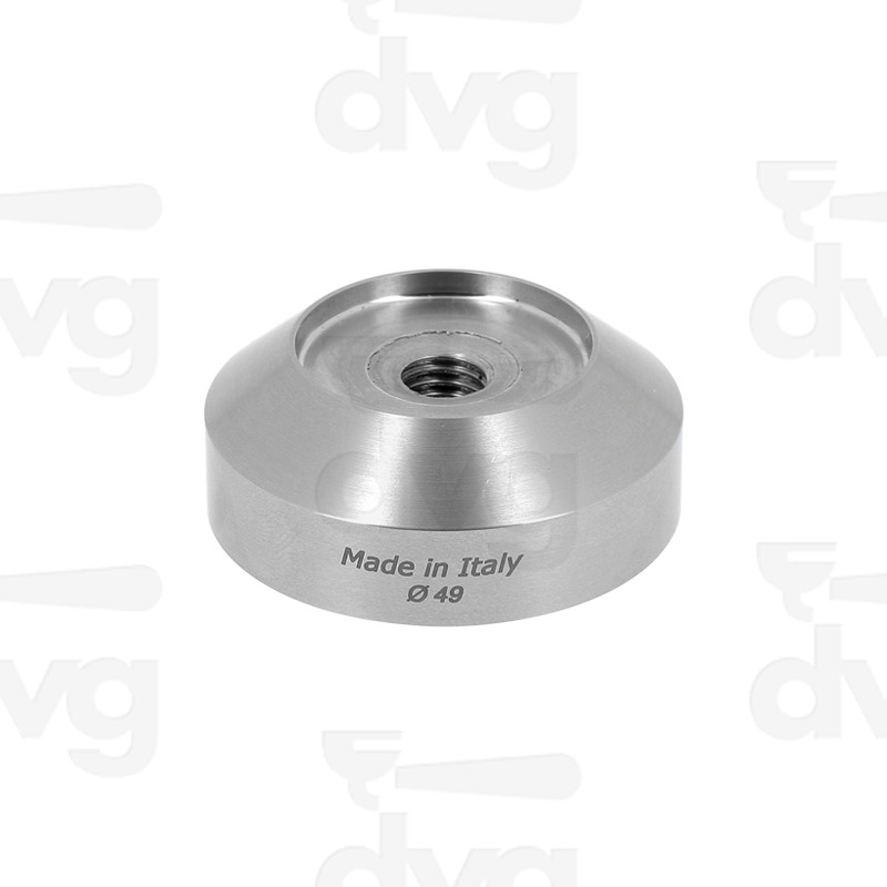 BASE INOX PRESSINO D.49MM FONDO PIATTO