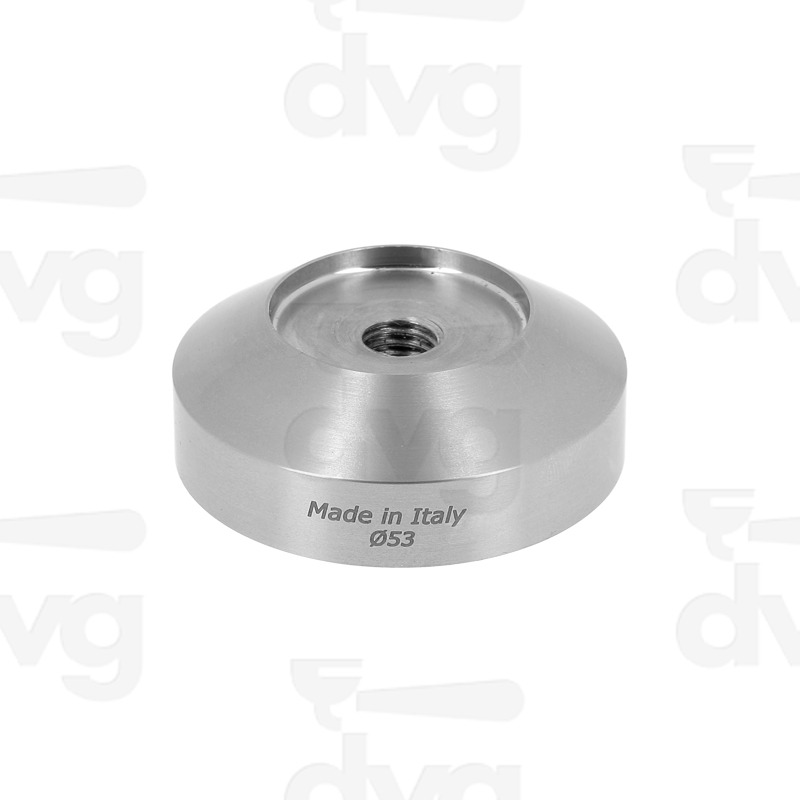 BASE INOX PRESSINO D.53MM FONDO PIATTO