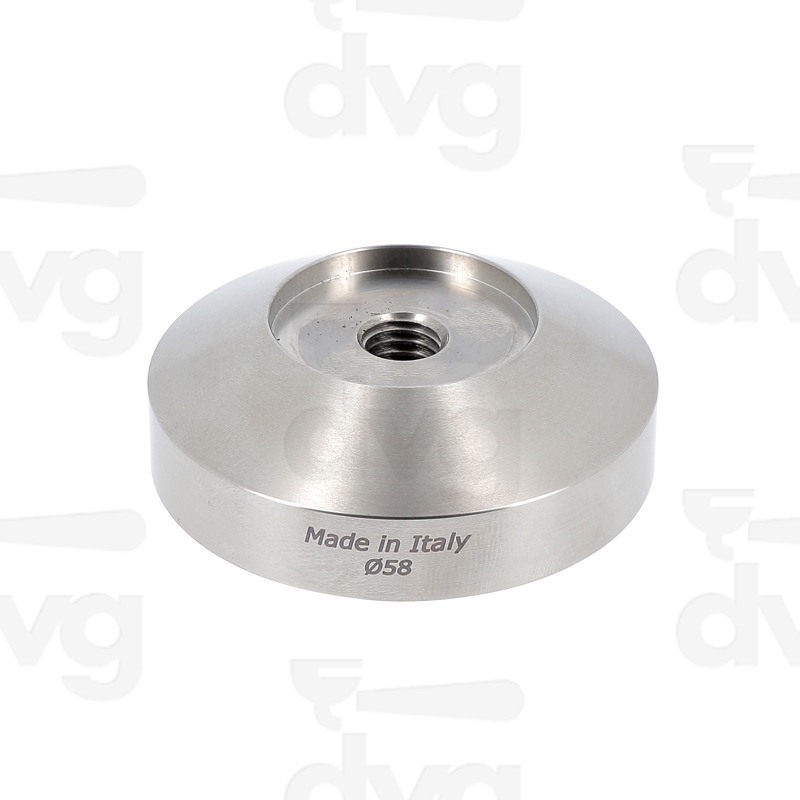 BASE INOX PRESSINO D.58MM FONDO PIATTO