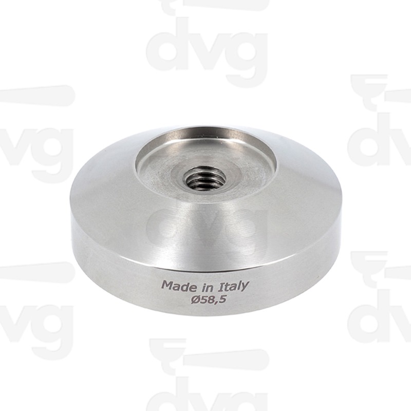 BASE INOX PRESSINO D.58,5MM FONDO PIATTO