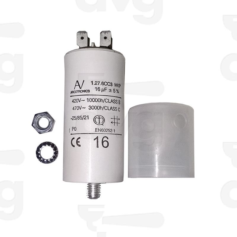 CONDENSATORE 16UF 450V