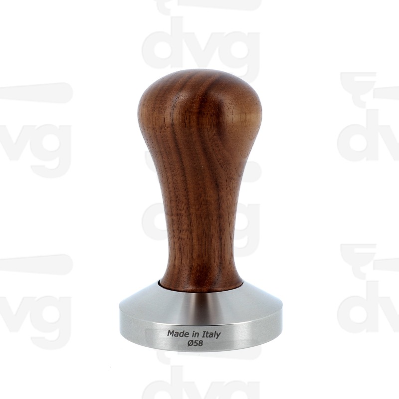 PRESSINO CLASS, NOCE CON BASE INOX D.58MM FONDO CONVESSO