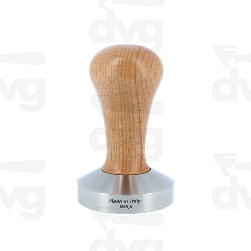 PRESSINO CLASS, LEGNO FAGGIO CON BASE INOX D.58,5MM FONDO PIATTO