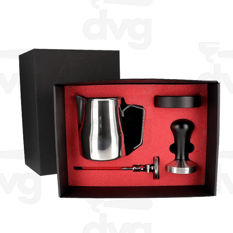 BARISTA BOX MOD. ELEGANCE - MANICO E PORTA PRESSINO NERI