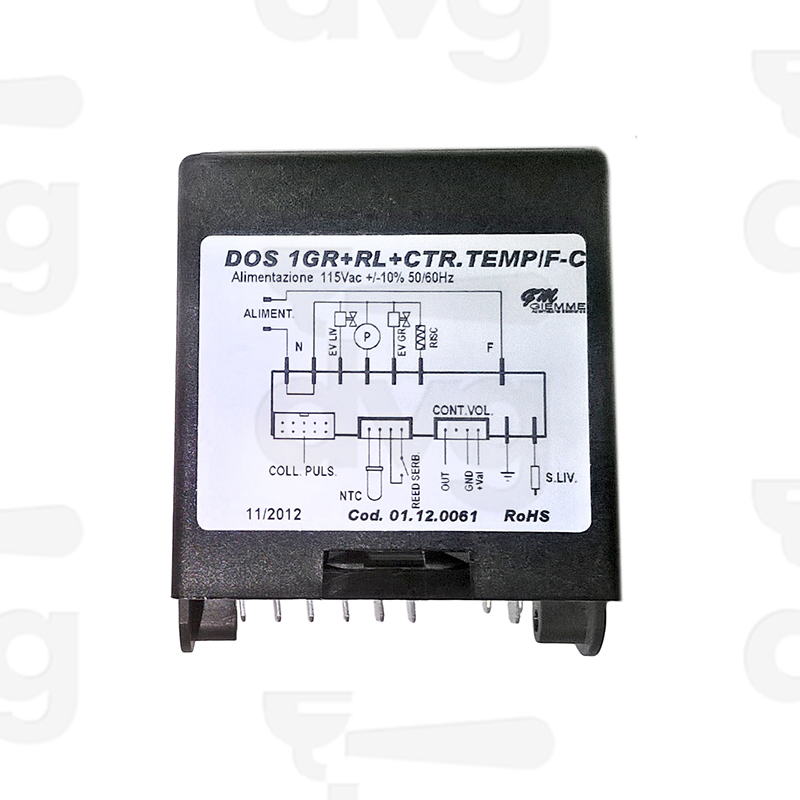 CENTRALINA DALLA CORTE 115V RL0 1GR+RL+CTR+TEMP./F-C