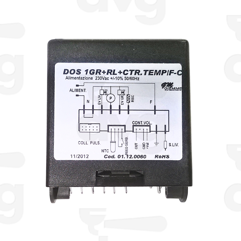 CENTRALINA DALLA CORTE 230V RL0 1GR+RL+CTR+TEMP./F-C