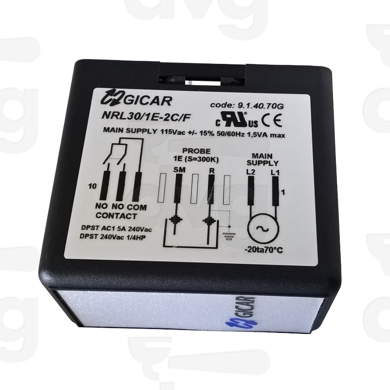 REGOLATORE LIVELLO RL30/1E/2C/F 115V GICAR