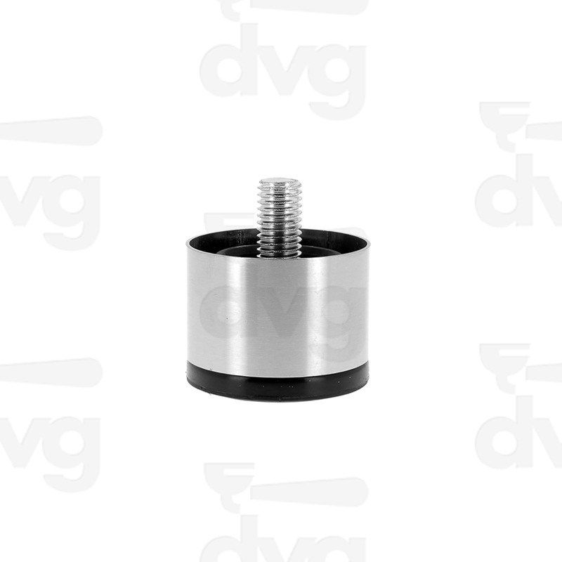PIEDINO INOX FISSO D.40MM H.30 VITE M10X17