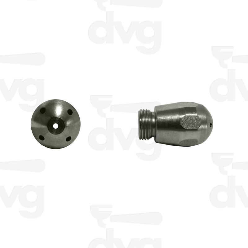 SPRUZZATORE VAPORE INOX ESAGONALE 5 FORI D.1,5MM