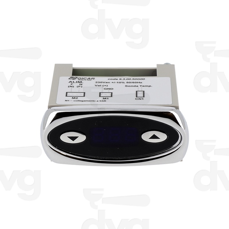 TERMOPID SSR CROMO 230VAC DISPLAY BLU (SETPOINT 80-130°C)