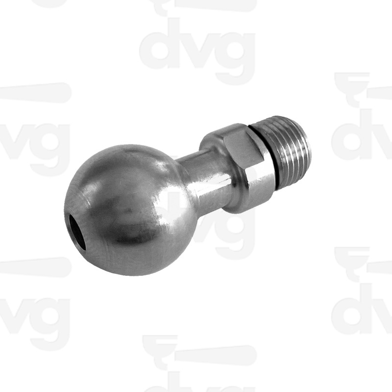 SFERA INOX PER SNODO TUBO VAPORE/ACQUA CON OR MONTATO