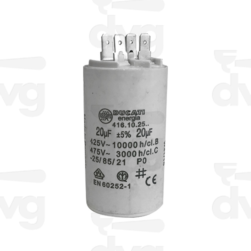 CONDENSATORE 20UF 450V MACINADOSATORE DOGE