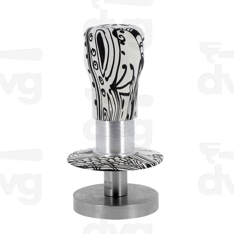 PRESSINO SHABBY CHIC DINAMOMETRICO REGOLABILE, IMPUGNATURA IN ALLUMINIO LUCIDO E BASE INOX D.53MM 