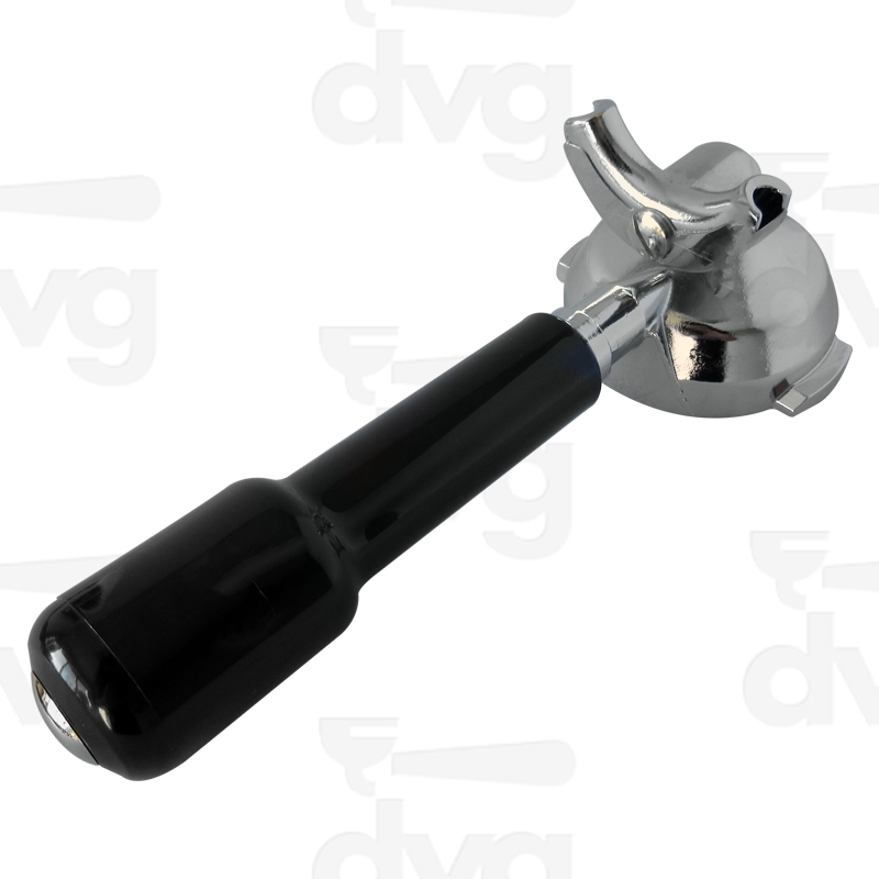 PORTAFILTRO H. WEGA 2 TAZZE CON  MANOPOLA CLASSIC E TAPPO CROMATO