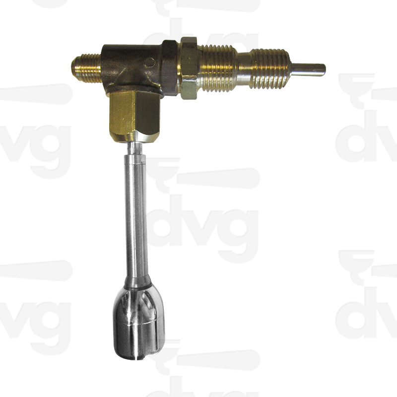 RUBINETTO COMPLETO TUBO ACQUA INOX 
