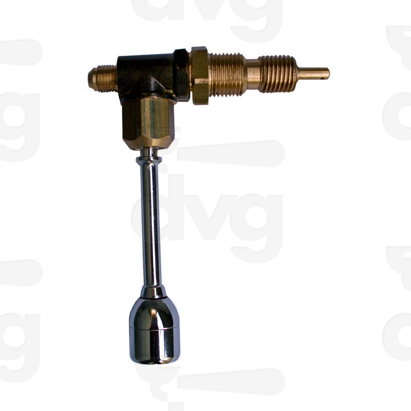RUBINETTO COMPLETO TUBO ACQUA CROMATO