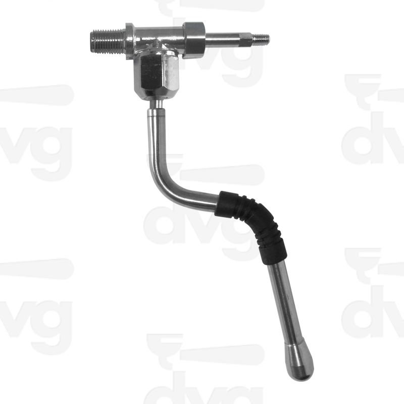 RUBINETTO VAPORE MIGNON COMPLETO DI LANCIA INOX D.10