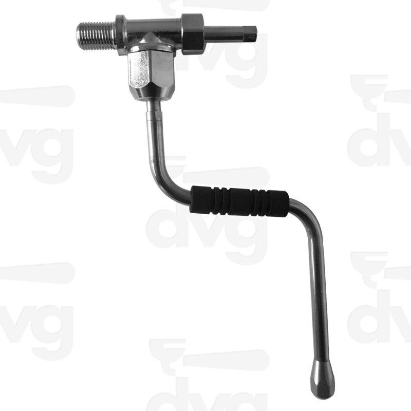 RUBINETTO VAPORE MIGNON COMPLETO DI LANCIA INOX D.8