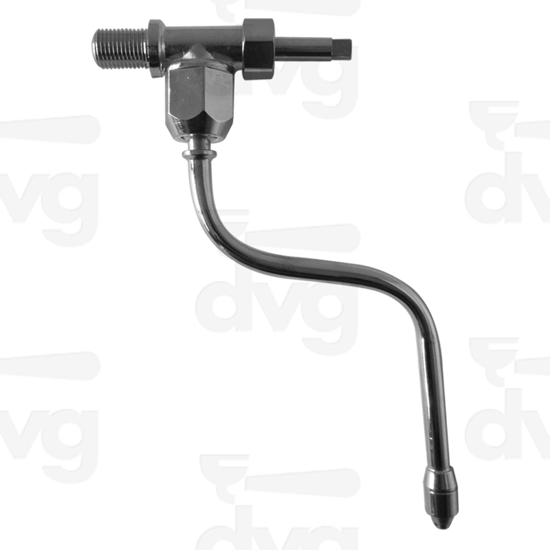 RUBINETTO VAPORE CON LANCIA CROMATA D.8MM