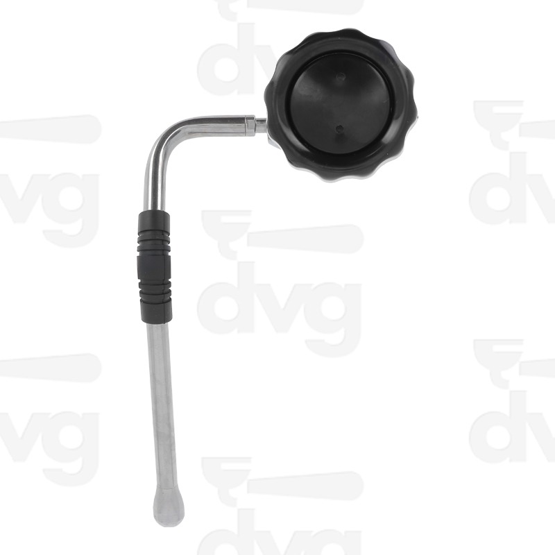 RUBINETTO COMPLETO DI TUBO VAPORE INOX SINISTRO -Mod. RETRO'