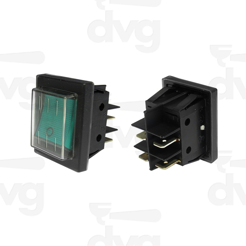 INTERRUTTORE  BIPOLARE LUMINOSO 16A COMPLETO