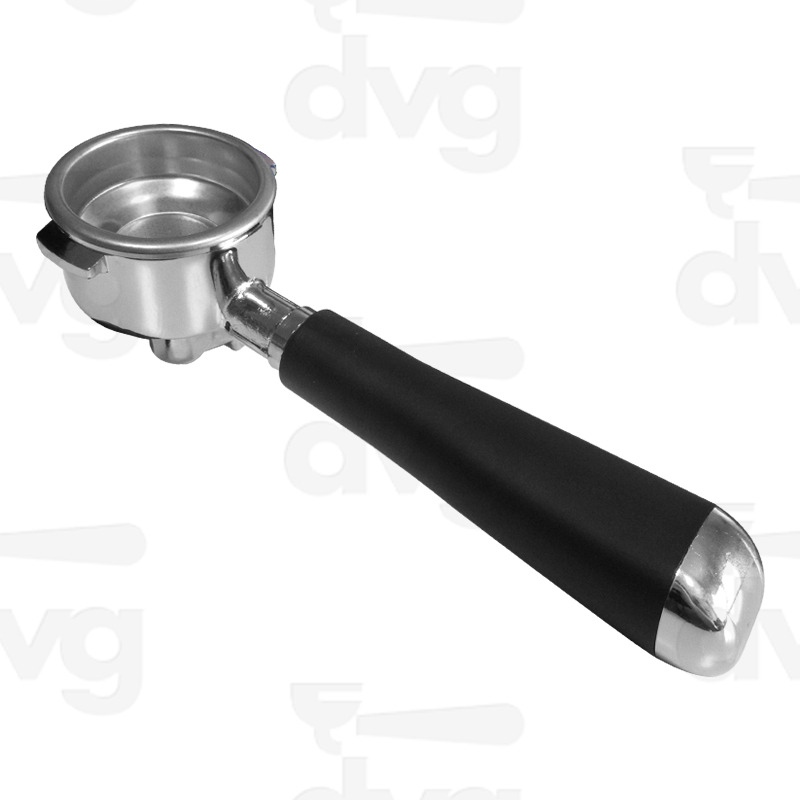 PORTAFILTRO DVG WEGA CONCEPT 1TZ COMPLETO CON MANOPOLA SUPERIOR E TAPPO CROMATO