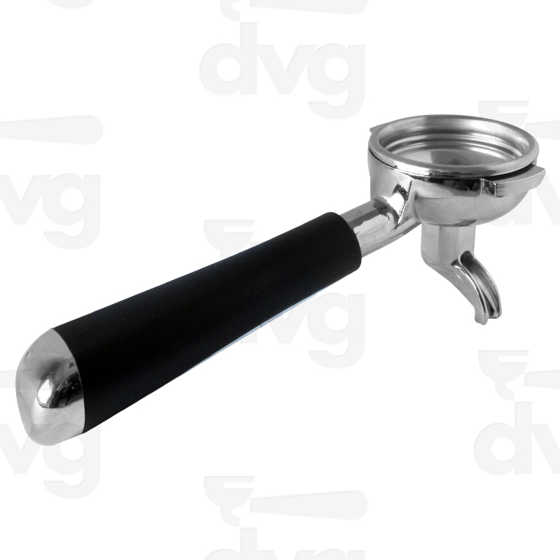 PORTAFILTRO COMPATIBILE WEGA MANICO INCLINATO COMPLETO DI MANOPOLA SUPERIOR E BECCUCCIO 1 TAZZA