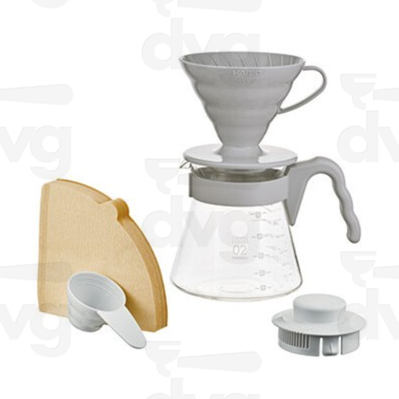 V60 COFFEE SERVER 02 SET VCSD-02-PGR - HARIO 