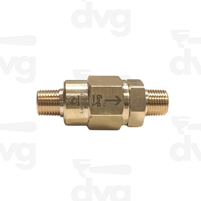 VALVOLA NON RITORNO IN 1/8M - 2 FILETTI IN CW510L