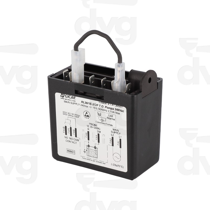 REGOLATORE LIVELLO CON TIME OUT E CONN. LED ESTERNO RL30/1E-2C/F 220/240V 50HZ