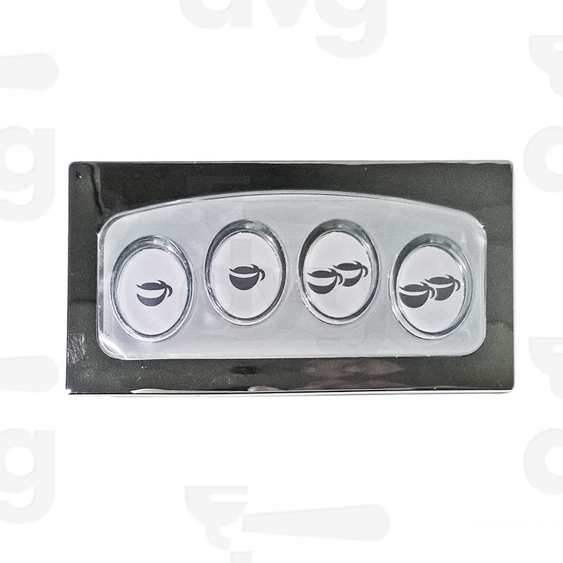 PULSANTIERA CAPACITIVA 4T X TC BIANCO