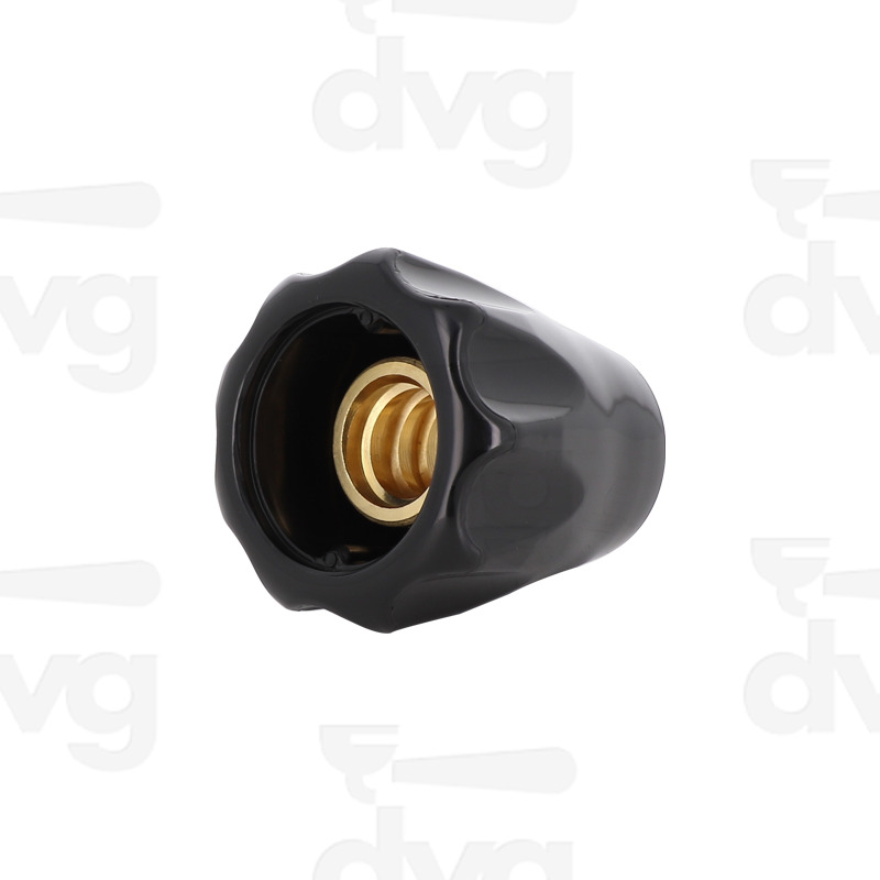VOLANTINO VAPORE/ACQUA BFC SENZA TAPPO -NERO LUCIDO, PASSO RAPIDO 6MM