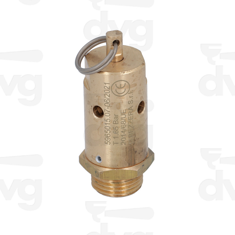 VALVOLA SICUREZZA COMPLETA DI VALVOLA DI SFIATO INTEGRATA 1/2M 1,65BAR CE