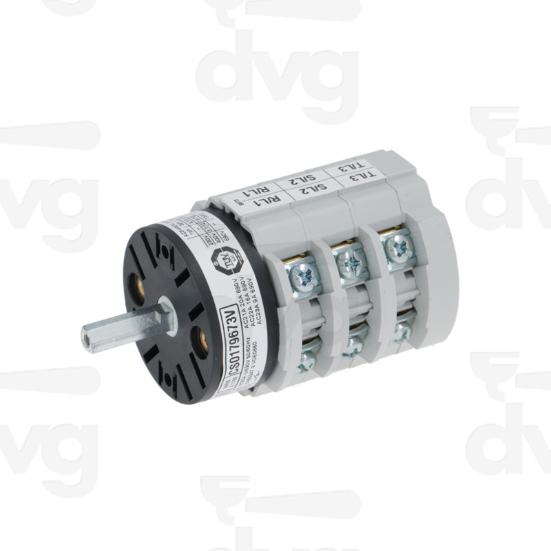 COMMUTATORE A CAMME 0-1 4P 20A 690V ORARIO