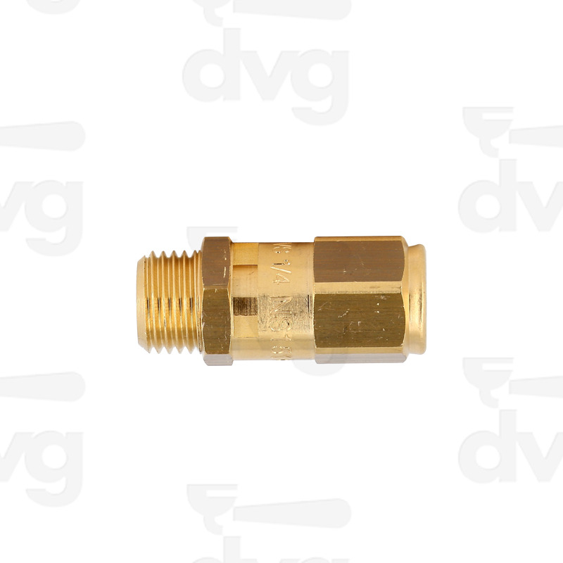 VALVOLA DI SICUREZZA 1/4'' 18 BAR CERTIFICATA CE PED IV