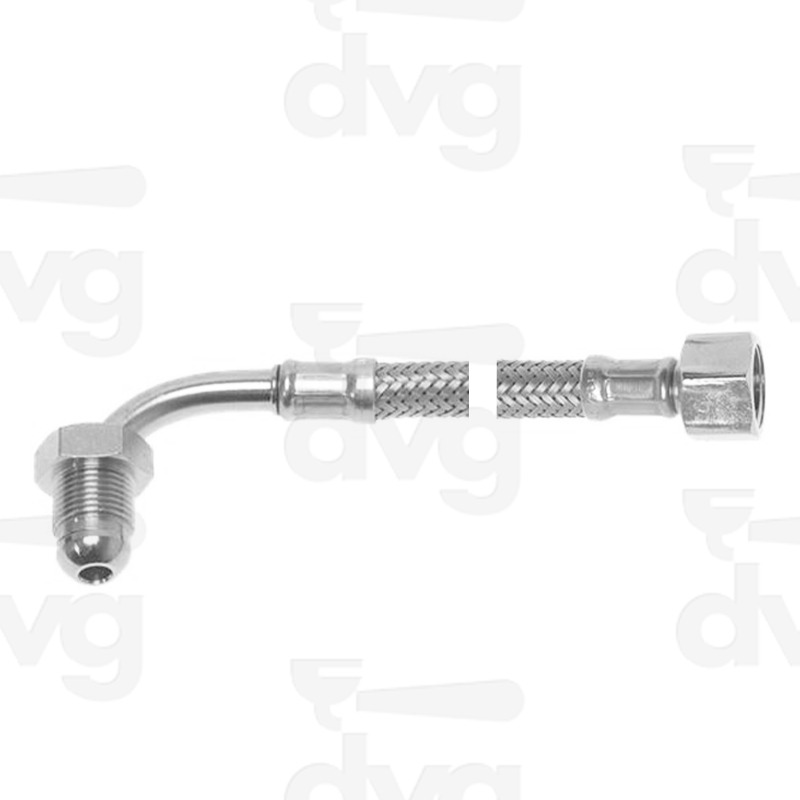 TUBO FLESSIBILE 36CM 3/8 FM CON 1 CURVA CONICA