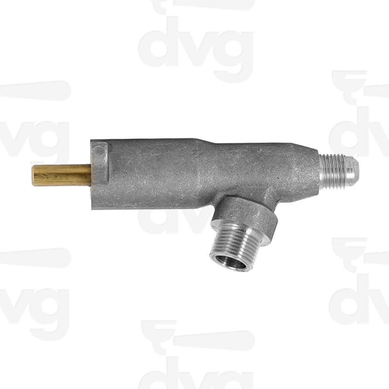 RUBINETTO CIMBALI M32 INGRESSO 1/4M A CARTELLA - USCITA  3/8M 120°, SEDE INOX