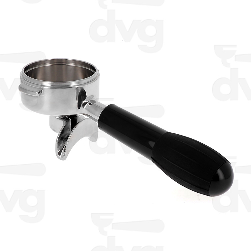 PORTAFILTRO CIMBALI INOX CON MANOPOLA, TAPPO NERO E BECCUCCIO 2TZ INOX