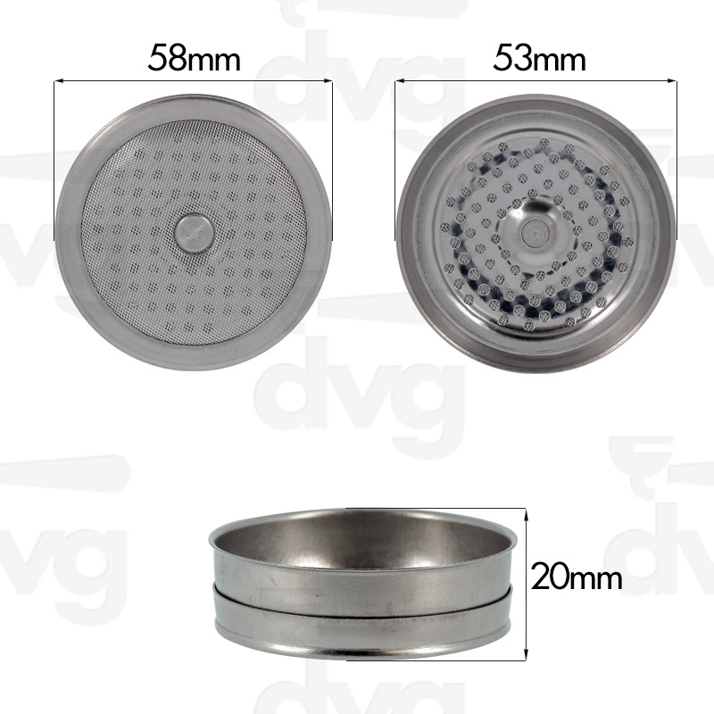 DOCCIA A TAZZA A RETE CIANFRINATA DOPPIA CHIUSA T.V. -FAEMA E61 COMP.