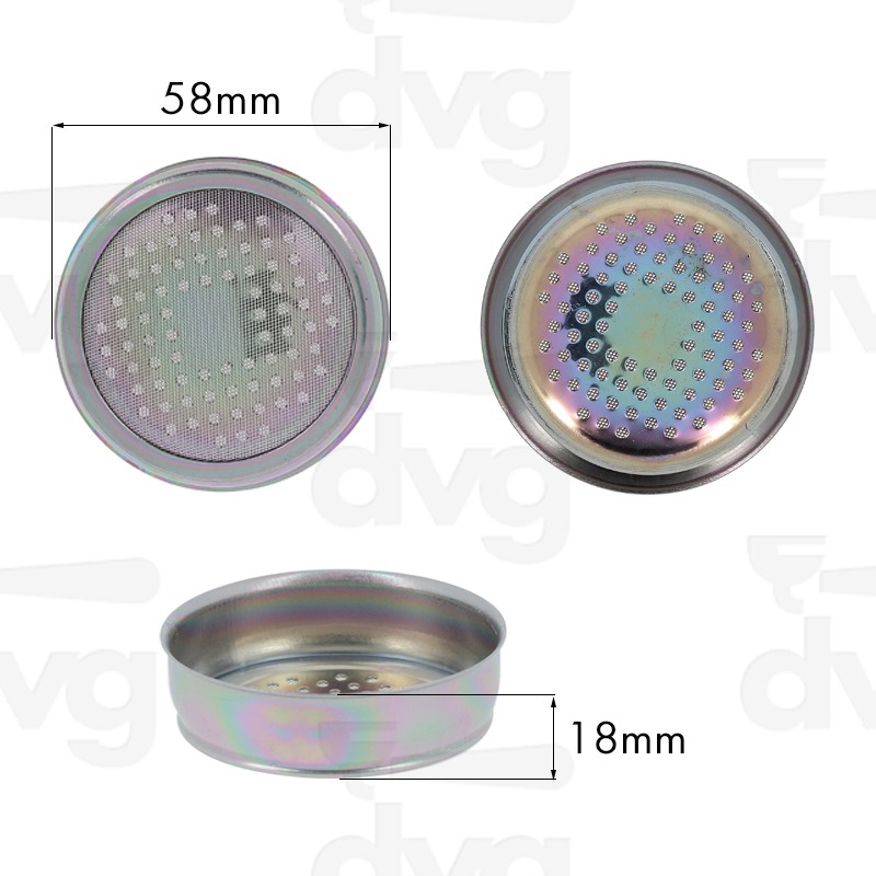 DOCCIA A TAZZA A RETE CIANFRINATA NANOTECH -FAEMA E61 COMPAT.