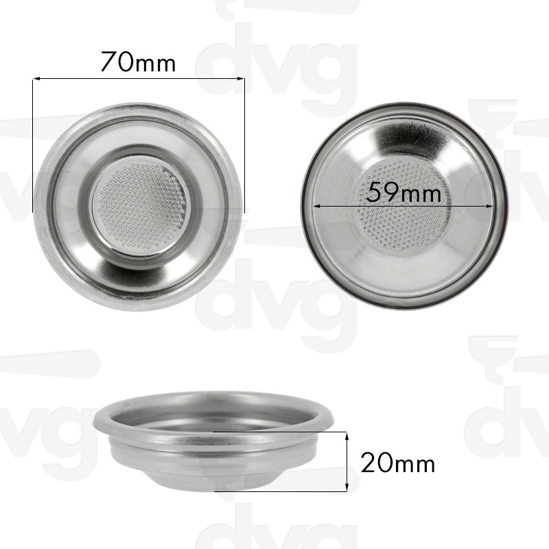 FILTRO FAEMA 1TZ 6G. H.20 CANALINO ESTERNO AISI 304