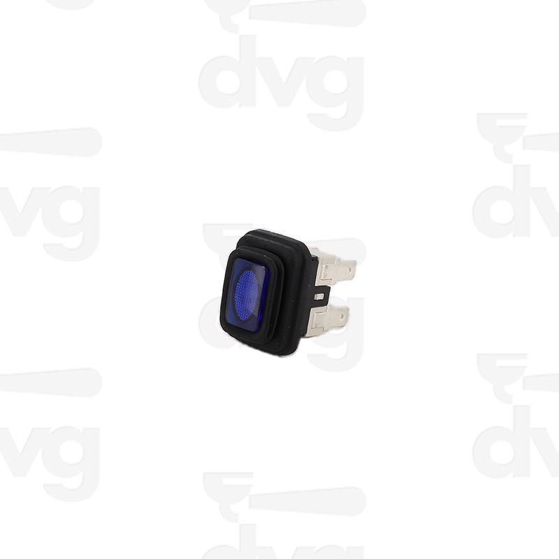 INTERRUTTORE BIPOLARE BLU 19X13MM 250VAC 16A OMOLOGATO UL