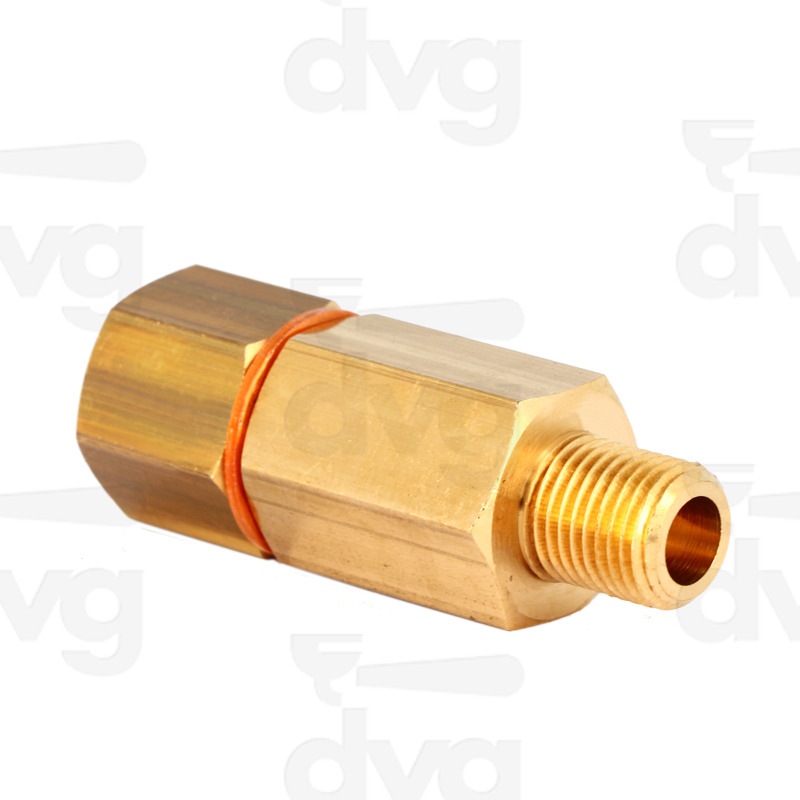 VALVOLA NON RITORNO IN 3/8NPT OUT 1/4G FEM C/FRECCIA (TE TD TN)