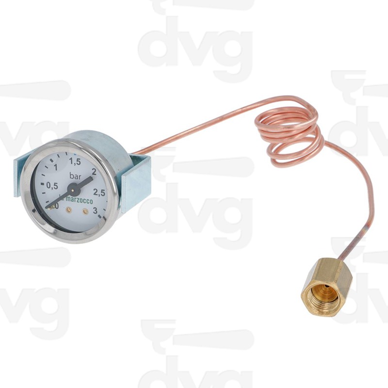 MANOMETRO 0-3 BIANCO C/CAPILLARE GS3 - LA MARZOCCO