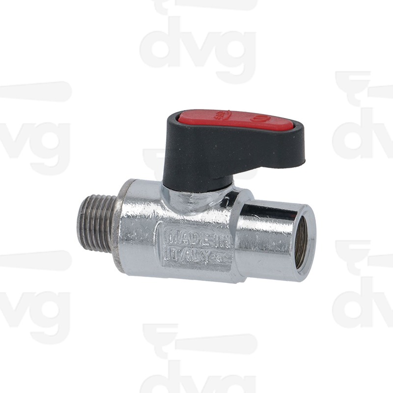 RUBINETTO A SFERA G1/8F-R1/8M OTTONE TRATTATO - LA MARZOCCO