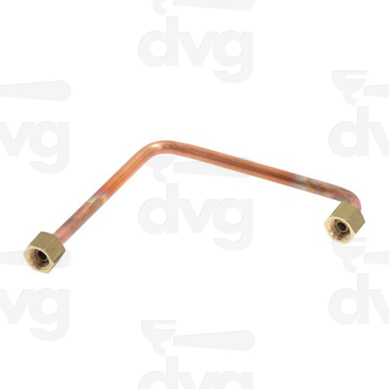 TUBO INFERIORE GRUPPO EROGAZIONE -CALDAIA 1/4 1/4  MUSICA - NUOVA SIMONELLI