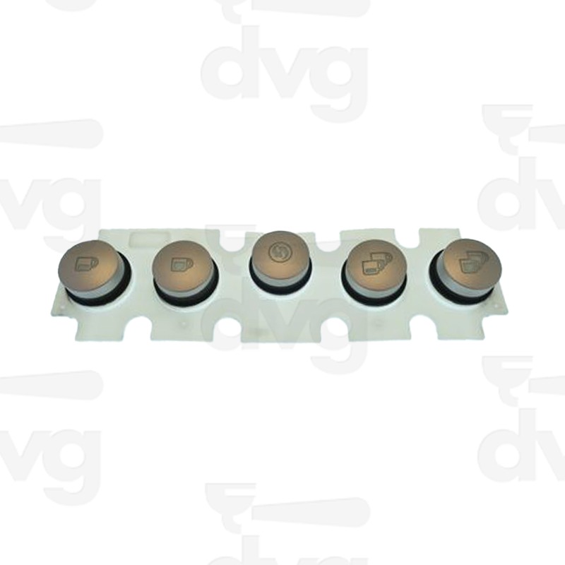 MEMBRANA SILICONE PULSANTIERA 5 TASTI MOD- S8,S9 - LA SPAZIALE