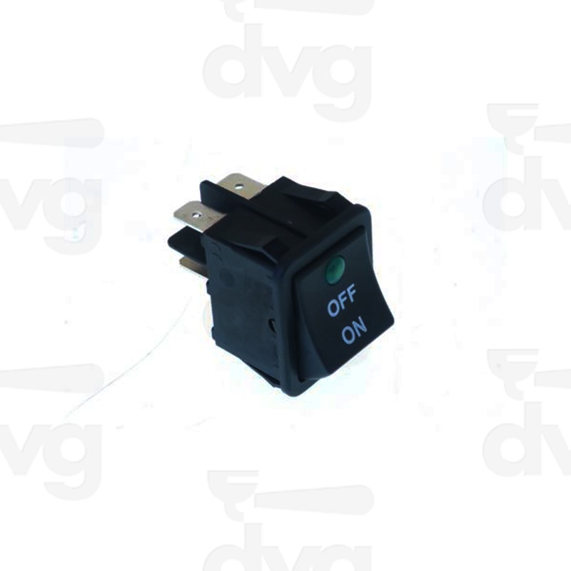 INTERRUTTORE BIPOLARE LED VERDE S.A. ON/OFF 16A